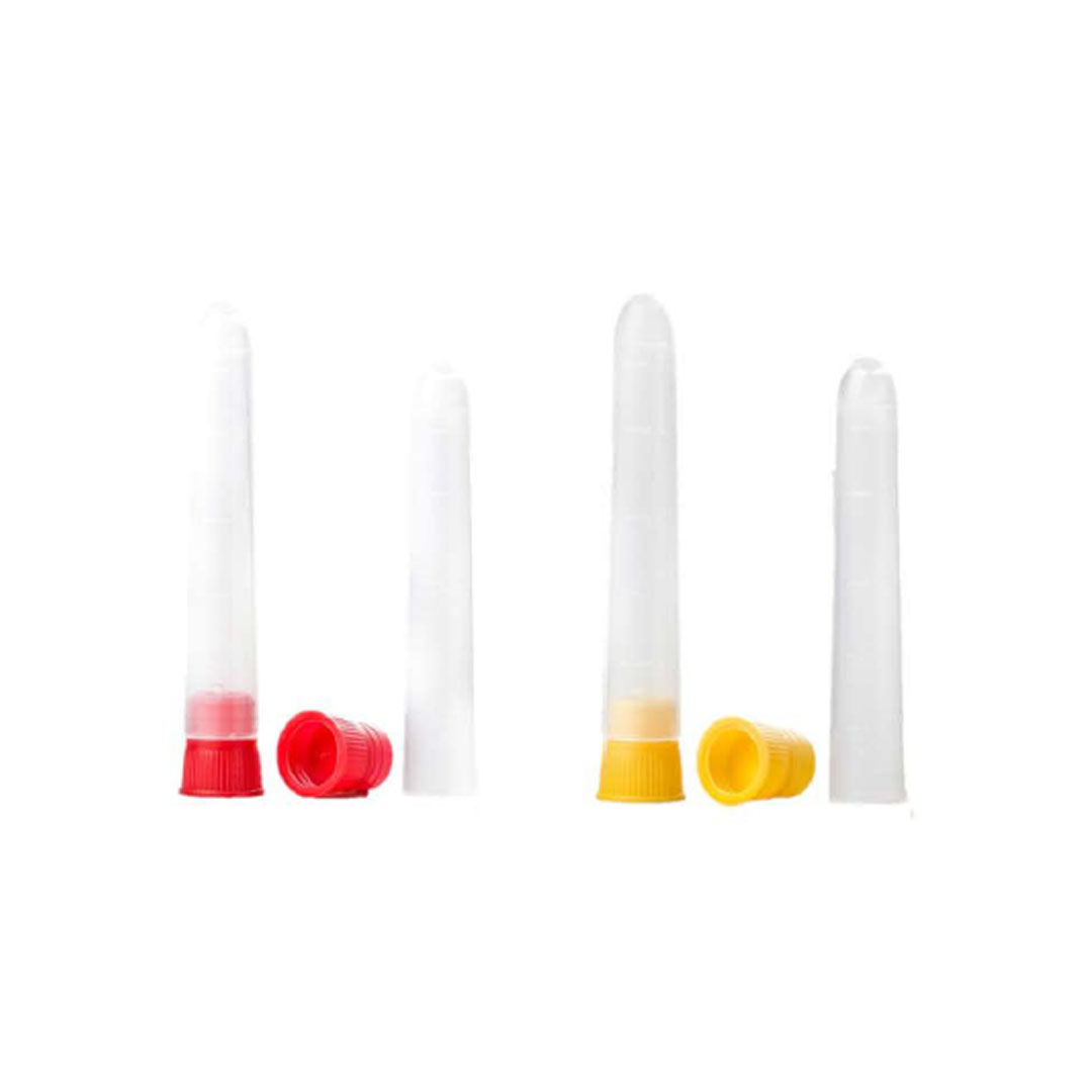 TUBO PP CÔNICO 12ML  TAMPA DE PRESSÃO INTERNA